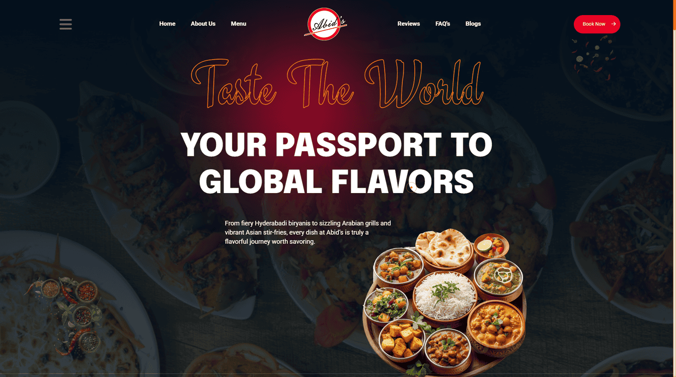 Abid’s has been bringing people together through great food and memorable dining experiences.