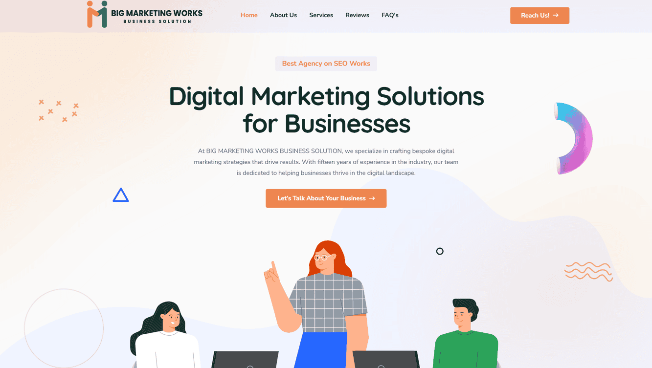 Big Marketing Works lead digital marketing innovation by delivering tailored, data-driven strategies.