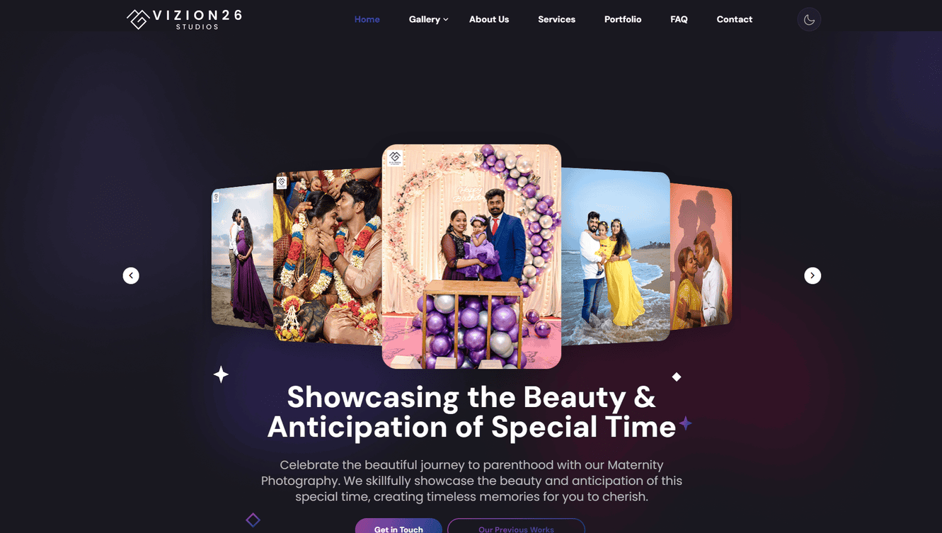 Vizion26 Studios has been Chennai’s trusted photography partner, capturing over 200 events with precision and heart.